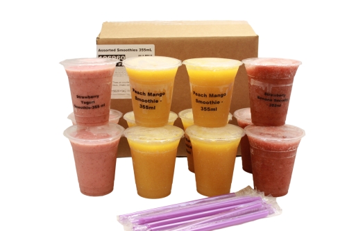 Smoothies - Assorted - Frozen - 355mL cup - Case/12