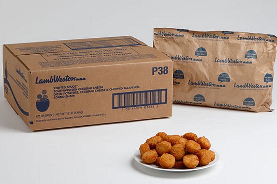 potato - BITES - Jalapeno Cheddar - Southwestern - 8.2kg - 25-32/lb - 6x3lbs/case - LW