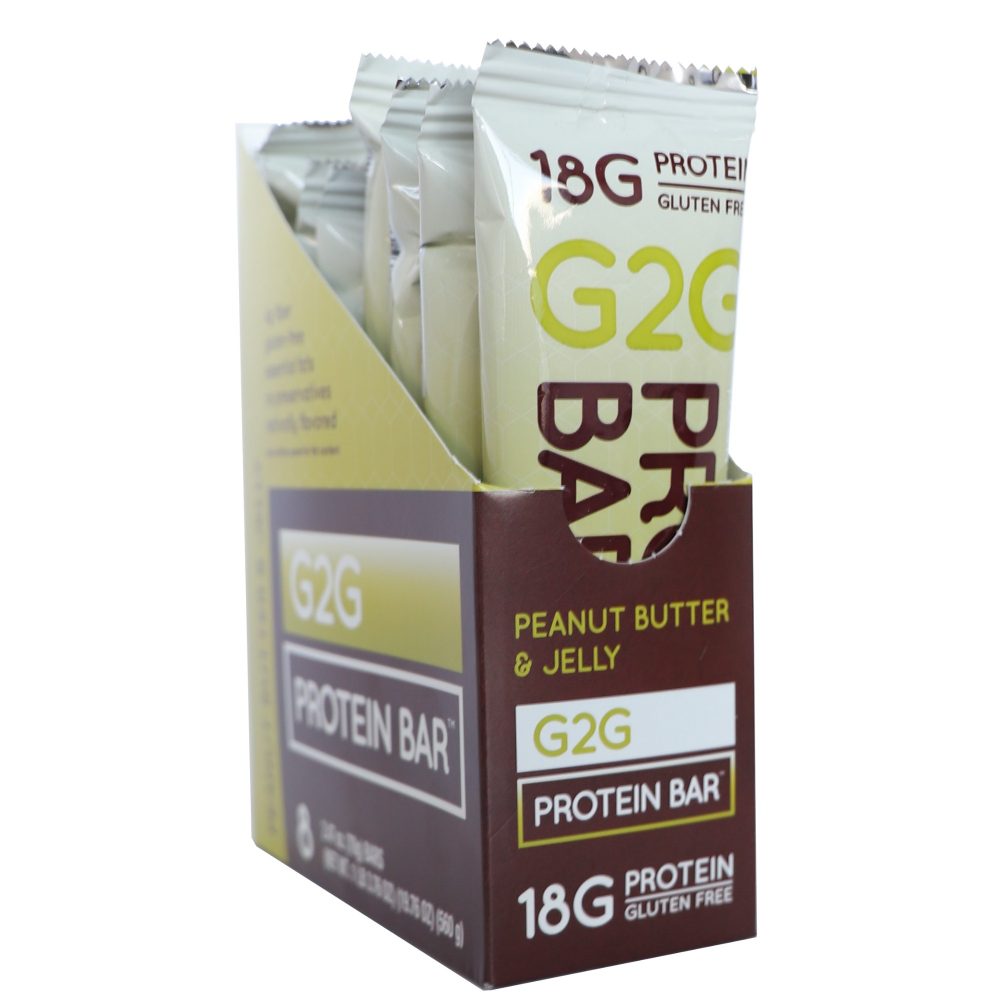 Protein Bar - Peanut Butter & Jelly - G2G - box/8